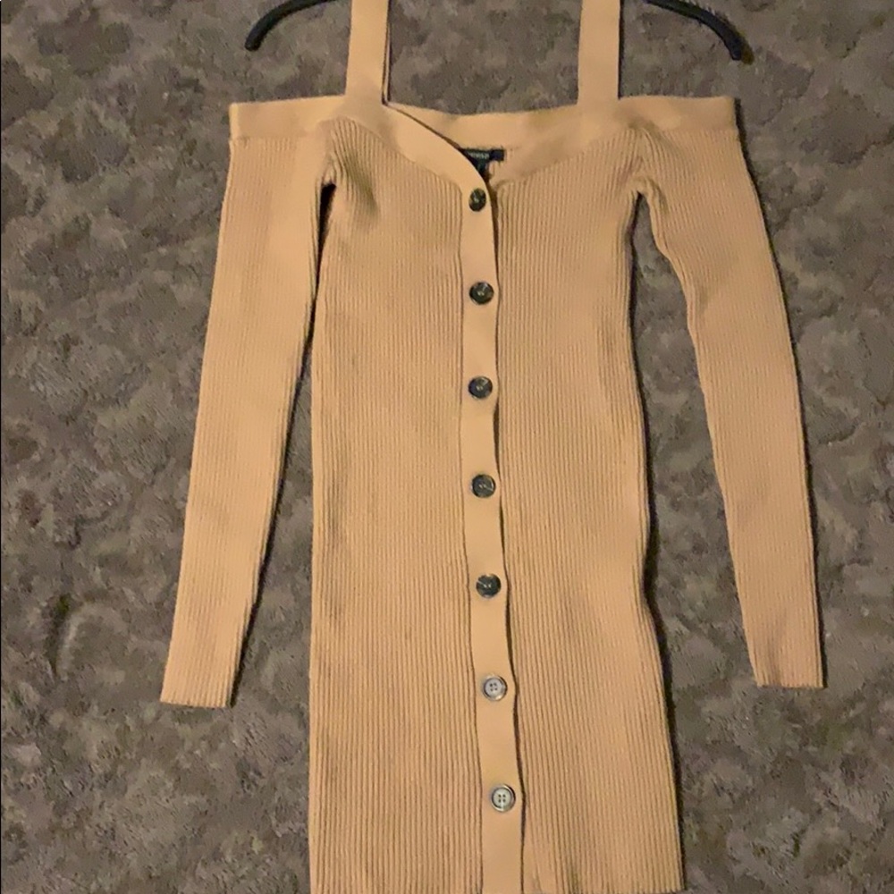 Forever 21 tan dress